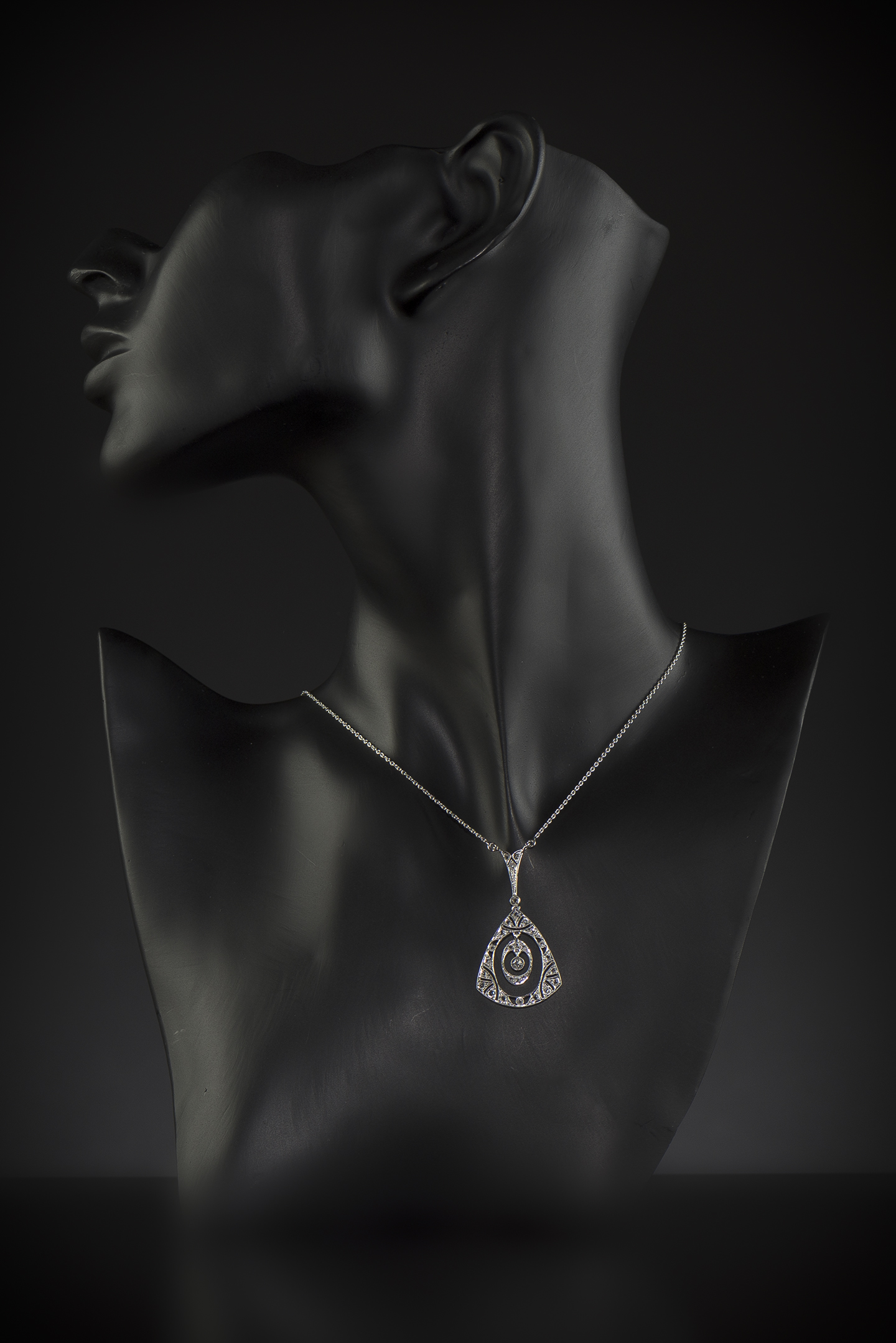 Art Deco diamond necklace-2