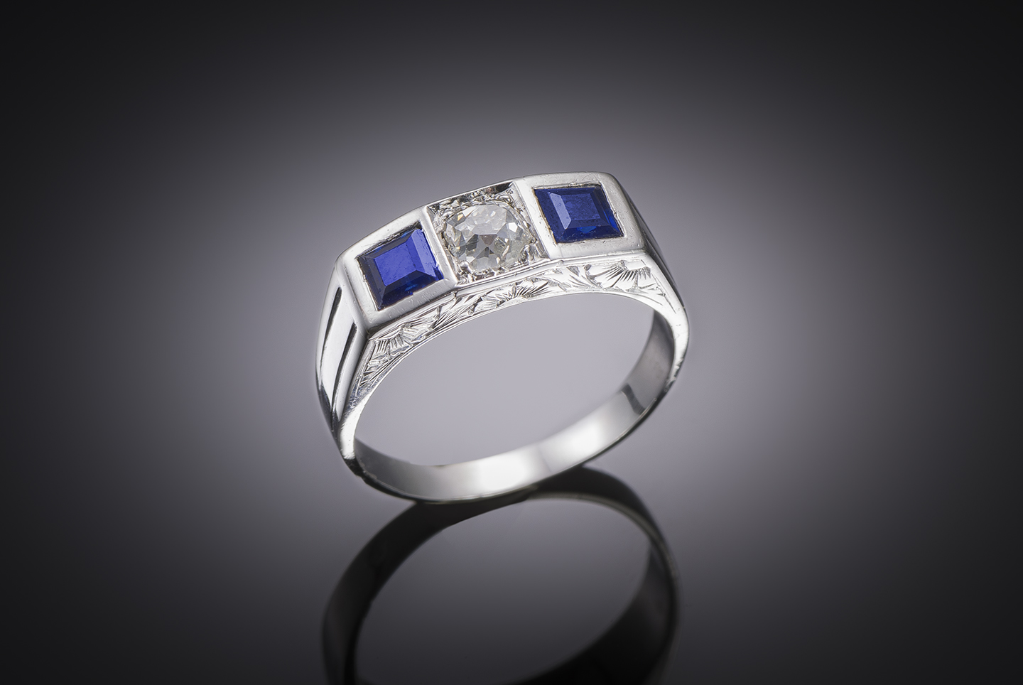 Art deco diamond ring-1