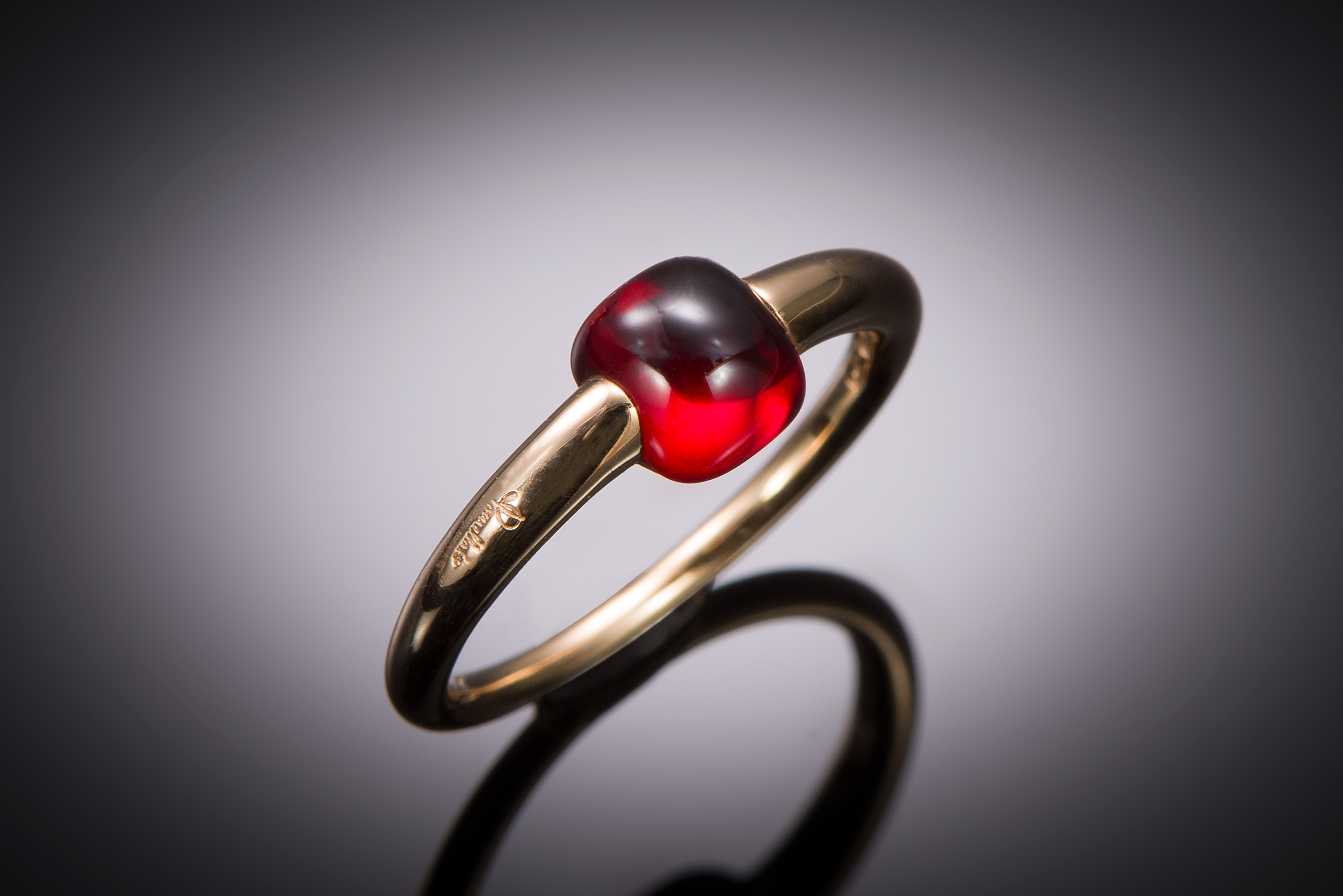 Pomellato garnet ring-1