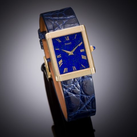 Piaget lapis lazuli vintage gold watch (ardillon and case with original box) – Revision April 2024