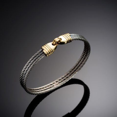 Fred Vintage Gold and Steel Bracelet