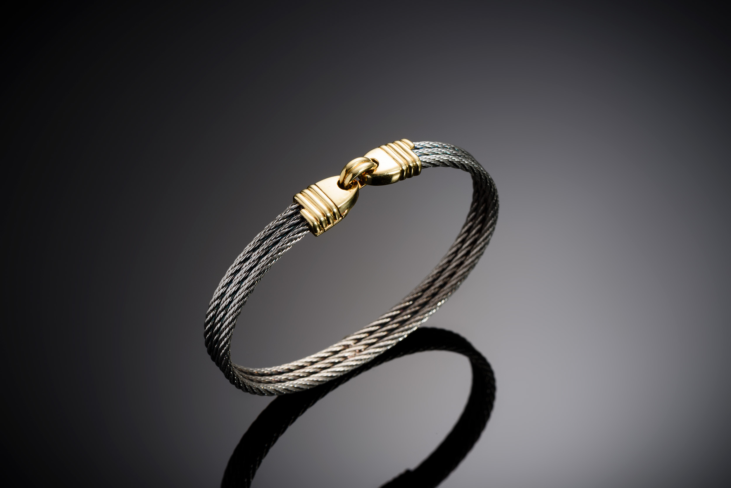 Fred Vintage Gold and Steel Bracelet-1