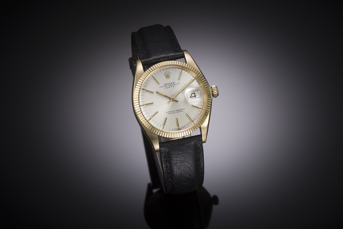 Montre Rolex Oyster Perpetual Date or vintage (1967)-1