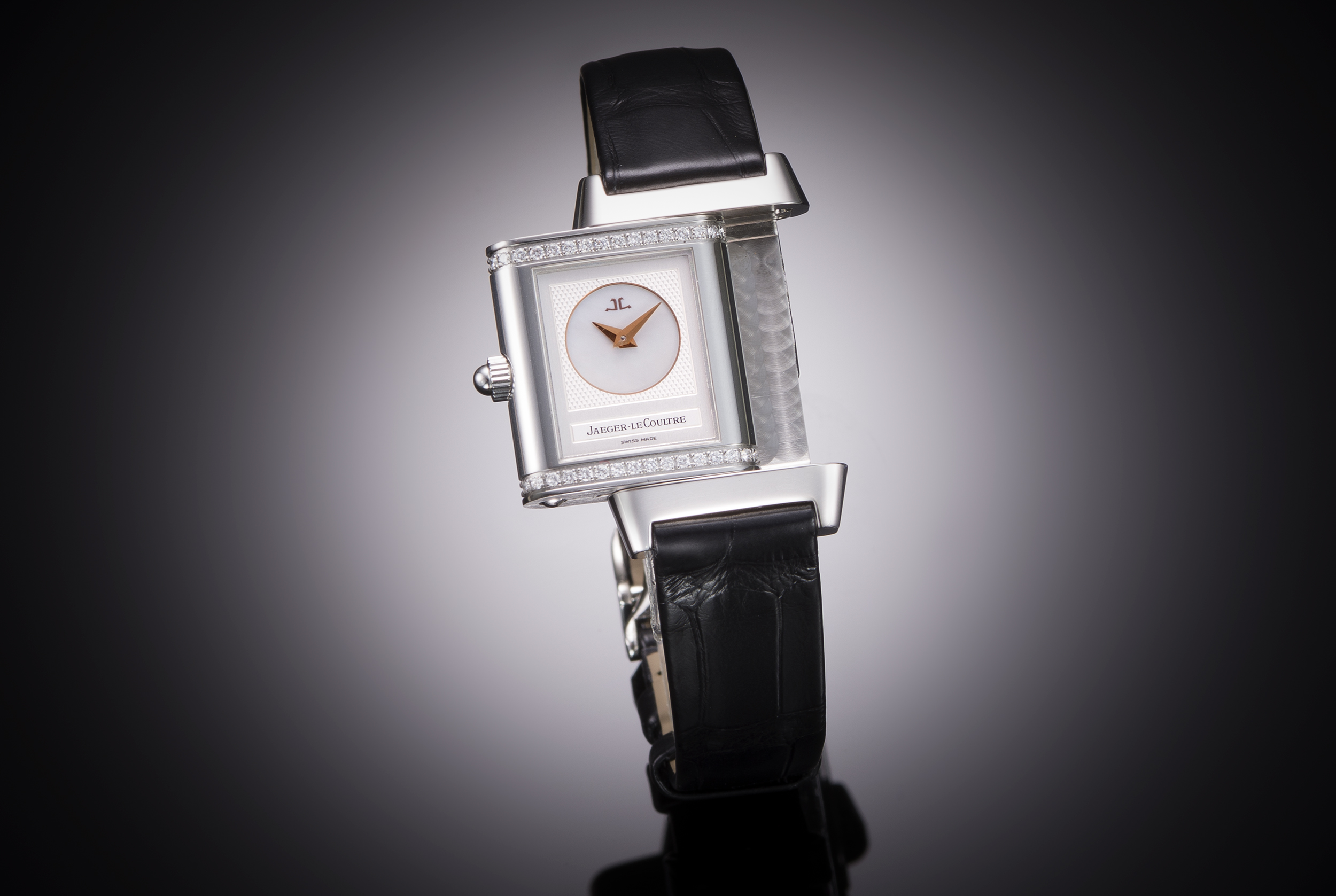 Montre Jaeger LeCoultre Reverso Duetto diamants – Révision juin 2024-1