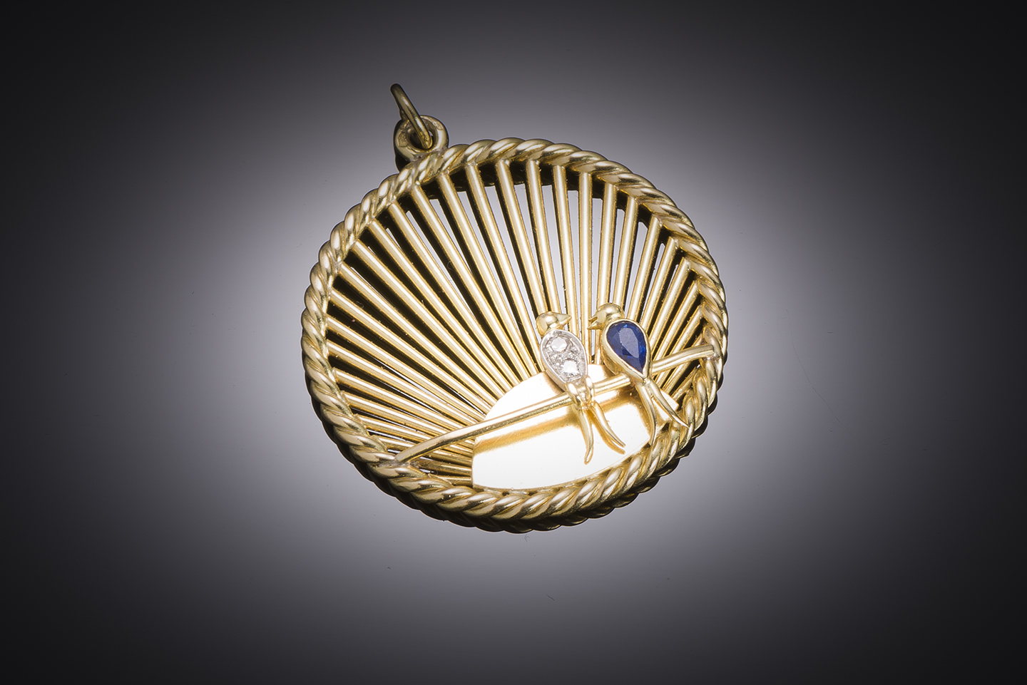 Pendentif Van Cleef & Arpels « oiseaux inespérables » vintage-1