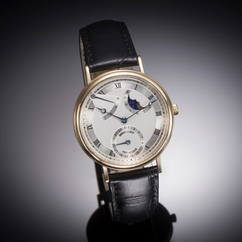 Montre Breguet Classique à complications or avec écrin de la marque – Révision octobre 2024