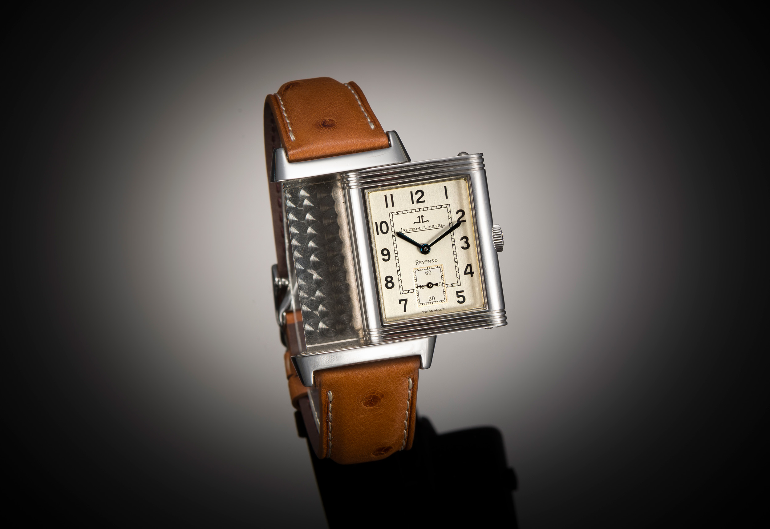 Montre Jaeger-LeCoultre Reverso Grande Taille mécanique – Full Set (papiers et écrin d’origine)-1