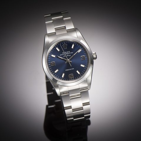 Montre Rolex Air-King cadran bleu